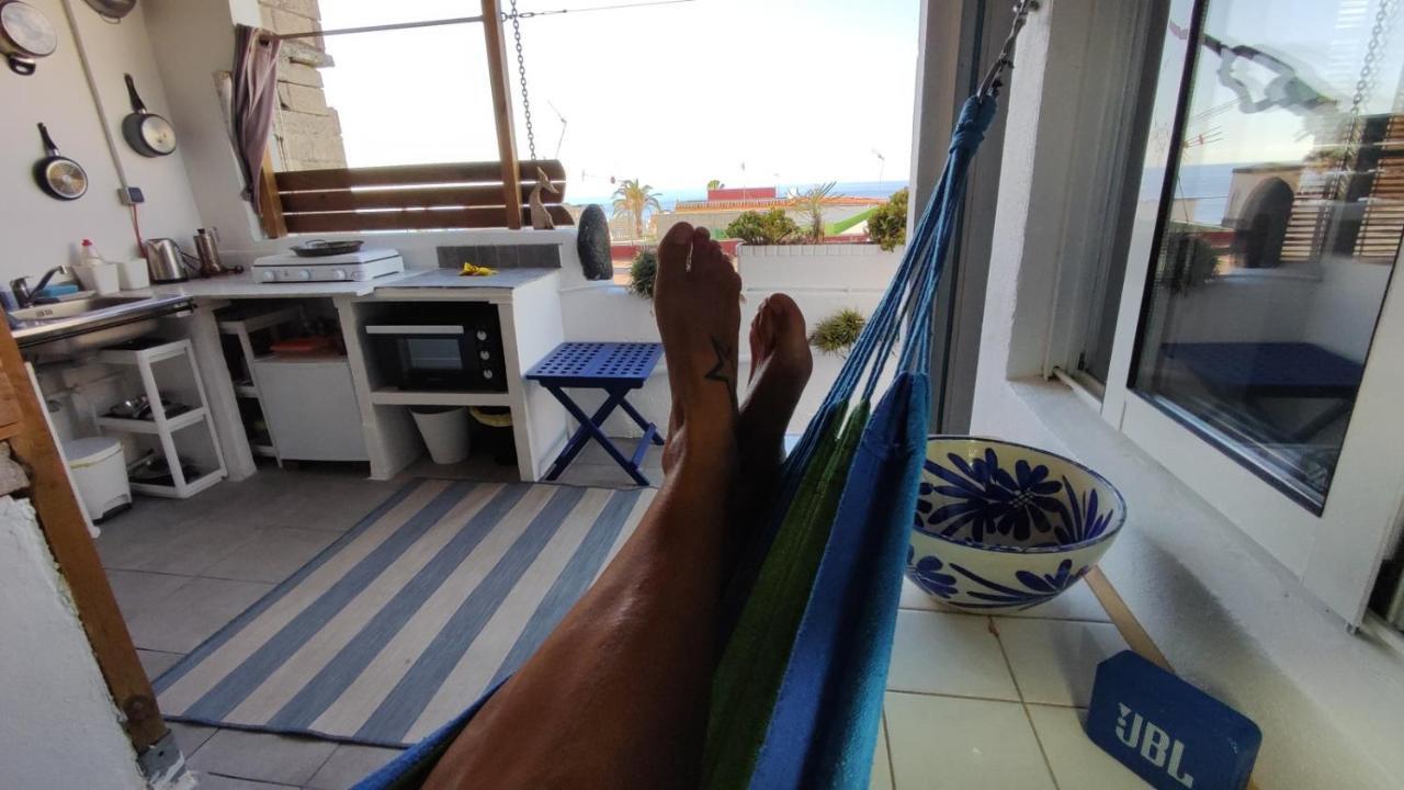 Roof Cabin De La Casita Azul プエルト・デ・ラ・クルス エクステリア 写真