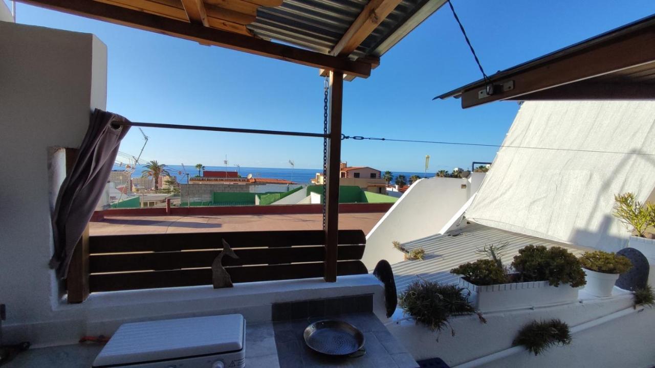 Roof Cabin De La Casita Azul プエルト・デ・ラ・クルス エクステリア 写真