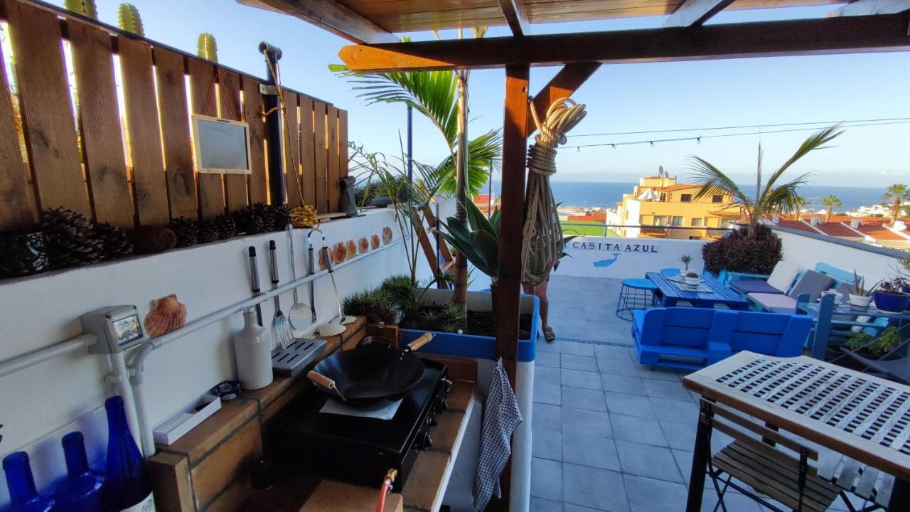 Roof Cabin De La Casita Azul プエルト・デ・ラ・クルス エクステリア 写真