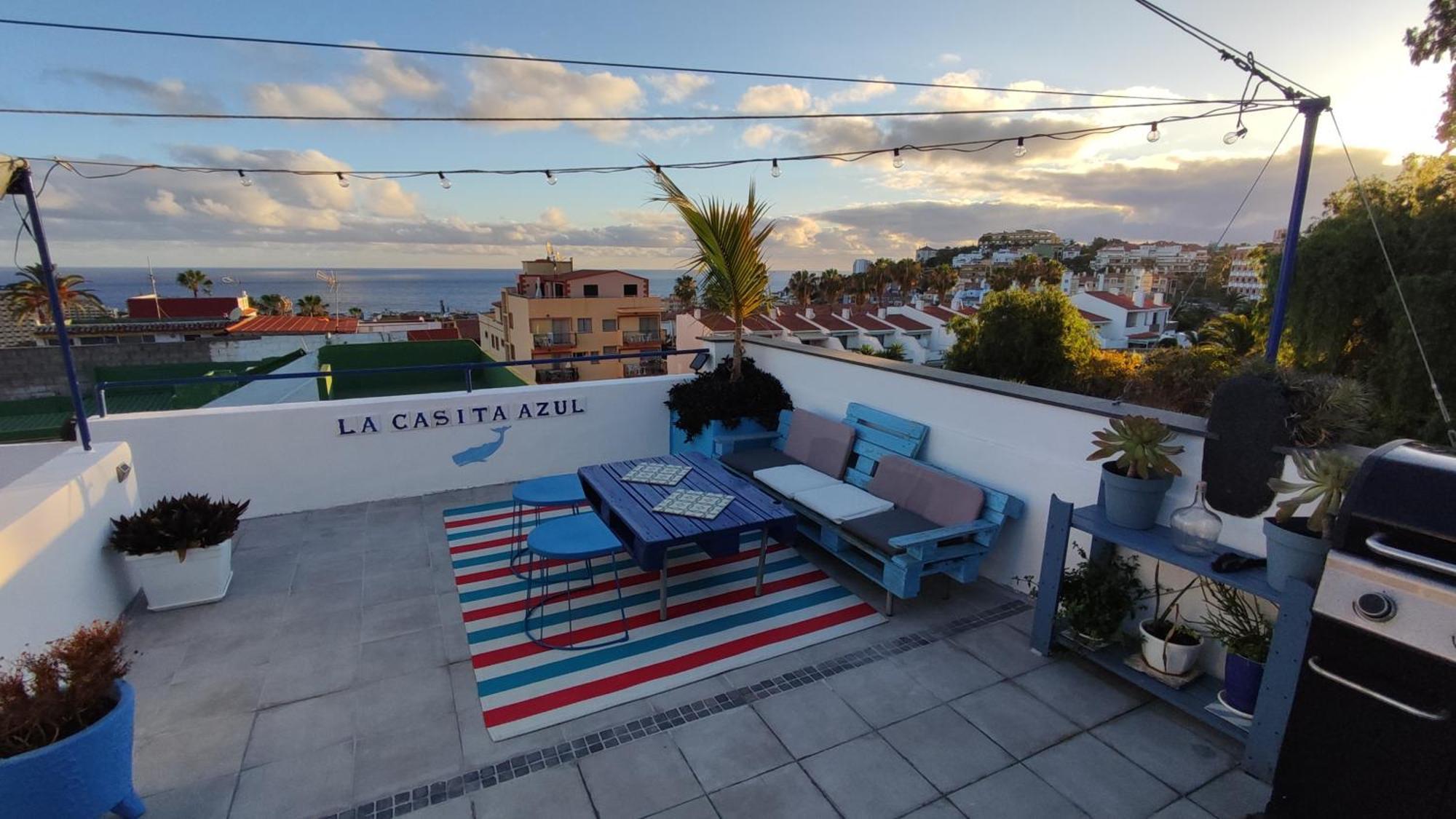 Roof Cabin De La Casita Azul プエルト・デ・ラ・クルス エクステリア 写真